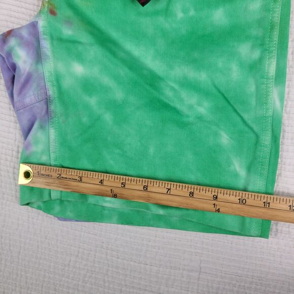 Gramicci Tie Dye Cotton Size M Festival Hippie Pockets Belted Unisex - Picture 6 of 10